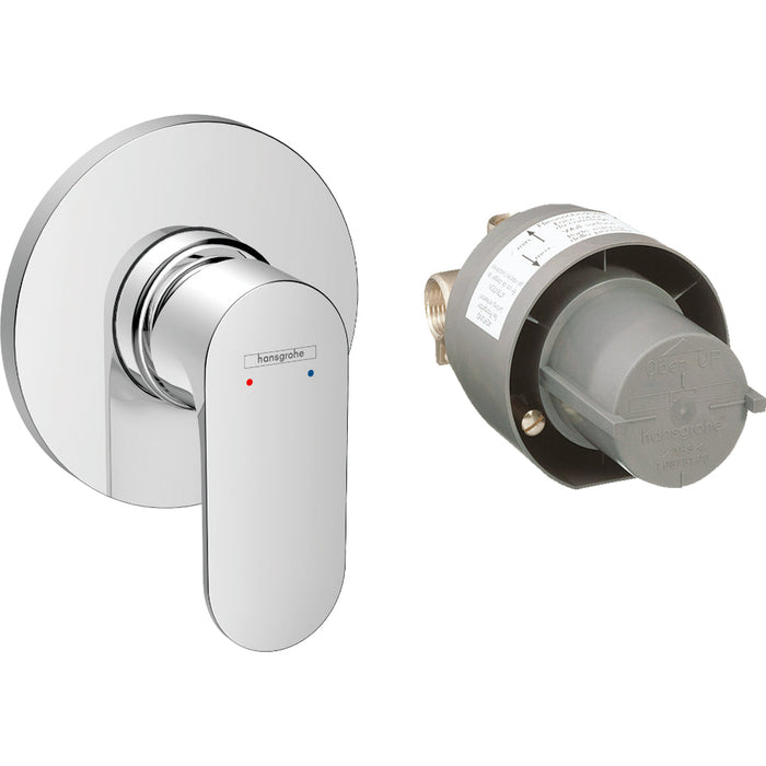 Hansgrohe Rebris S Single Lever Shower Mixer Set For Concealed Installation - Unbeatable Bathrooms