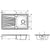 Hansgrohe S21 S210-A342 86 Built-In Sink 342 with Drain Board and Manual Drain Kit - Stainless Steel - Unbeatable Bathrooms