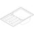 Hansgrohe S44 S440-A342 79 Built-In Sink 342 with Drain Board Short and Automatic Drain Kit - Stainless Steel - Unbeatable Bathrooms