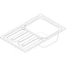 Hansgrohe S44 S440-F342 79 Built-In Sink 342 with Drain Board Short and Automatic Drain Kit - Stainless Steel - Unbeatable Bathrooms