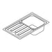 Hansgrohe S44 S440-F342 86 Built-In Sink 342 with Drain Board Long and Automatic Drain Kit - Stainless Steel - Unbeatable Bathrooms
