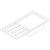 Hansgrohe S44 S440-F500 100 Built-In Sink 500 with Drain Board and Automatic Drain Kit - Stainless Steel - Unbeatable Bathrooms