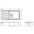 Hansgrohe S44 S440-F500 100 Built-In Sink 500 with Drain Board and Automatic Drain Kit - Stainless Steel - Unbeatable Bathrooms