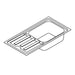 Hansgrohe S44 S440-F500 100 Built-In Sink 500 with Drain Board and Automatic Drain Kit - Stainless Steel - Unbeatable Bathrooms