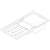 Hansgrohe S44 S440-F517 100 Built-In Sink 342/145 with Drain Board and Automatic Drain Kit - Stainless Steel - Unbeatable Bathrooms