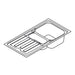 Hansgrohe S44 S440-F517 100 Built-In Sink 342/145 with Drain Board and Automatic Drain Kit - Stainless Steel - Unbeatable Bathrooms