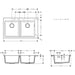 Hansgrohe S51 S510-F770 Built-In Sink 370/370 - Unbeatable Bathrooms