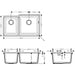 Hansgrohe S51 S510-U760 Under-Mount Sink 305/435 - Unbeatable Bathrooms