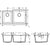 Hansgrohe S51 S510-U760 Under-Mount Sink 305/435 - Unbeatable Bathrooms
