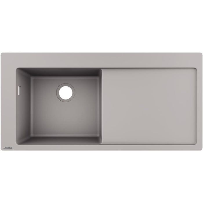 Hansgrohe S51 S5110-F450 Built-In Sink 450 with Drainer - Unbeatable Bathrooms