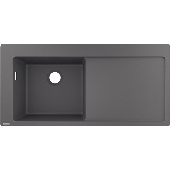 Hansgrohe S51 S5110-F450 Built-In Sink 450 with Drainer - Unbeatable Bathrooms