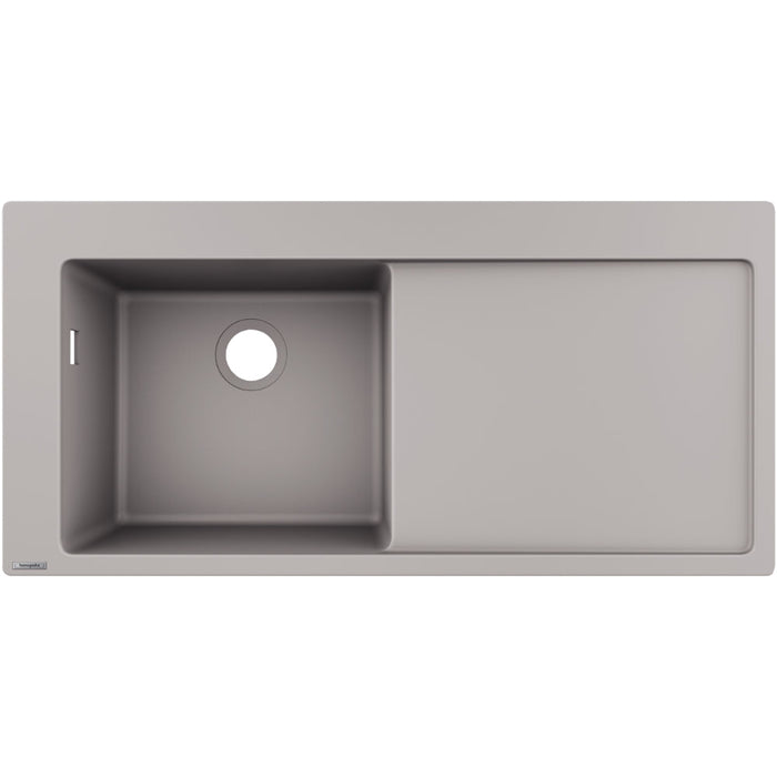 Hansgrohe S51 S5110-F450 Built-In Sink 450 with Drainer - Unbeatable Bathrooms