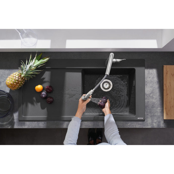 Hansgrohe S51 S514-F450 Built-In Sink 450 with Drainer - Unbeatable Bathrooms