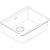 Hansgrohe S53 S530-F500 Built-In Sink 500 with Manual Drain Kit - Unbeatable Bathrooms