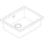 Hansgrohe S53 S530-F500 Under-Mount Sink 500 with Manual Drain Kit - Unbeatable Bathrooms