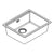Hansgrohe S53 S530-F500 Under-Mount Sink 500 with Manual Drain Kit - Unbeatable Bathrooms