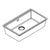 Hansgrohe S53 S530-F700 Built-In Sink 700 with Manual Drain Kit - Unbeatable Bathrooms