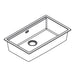 Hansgrohe S53 S530-F700 Under-Mount Sink 700 with Manual Drain Kit - Unbeatable Bathrooms