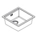 Hansgrohe S53 S530-U400 Under-Mount Sink 400 with Manual Drain Kit - Unbeatable Bathrooms
