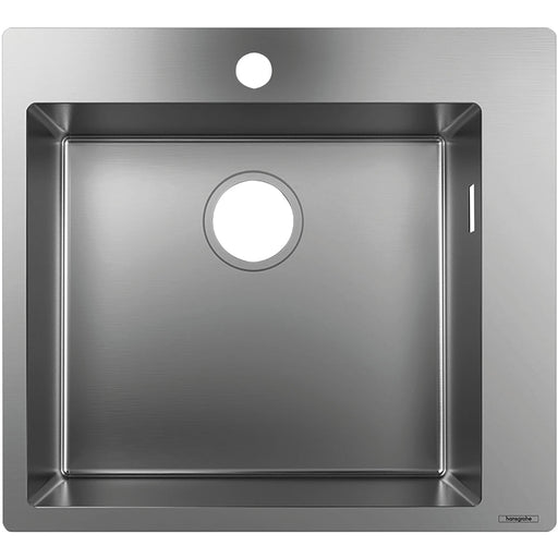 Hansgrohe S71 S711-F450 Built-In Sink 450 - Stainless Steel - Unbeatable Bathrooms