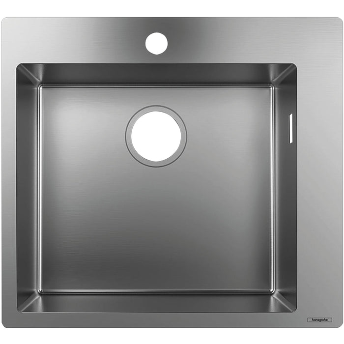 Hansgrohe S71 S711-F450 Built-In Sink 450 - Stainless Steel - Unbeatable Bathrooms