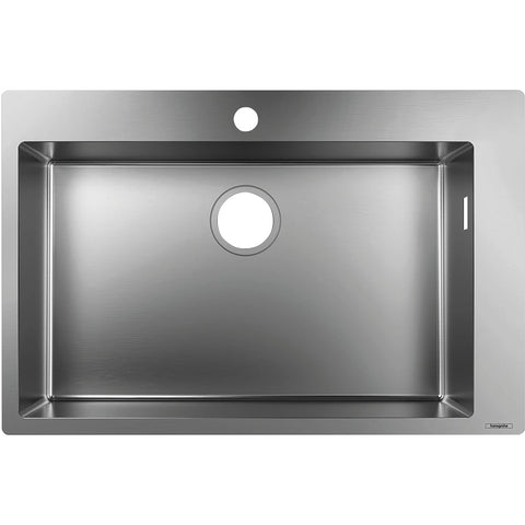 Hansgrohe S71 S711-F660 Built-In Sink 660 - Stainless Steel - Unbeatable Bathrooms