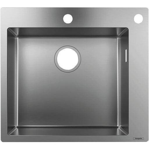 Hansgrohe S71 S712-F450 Built-In Sink 450 - Stainless Steel - Unbeatable Bathrooms