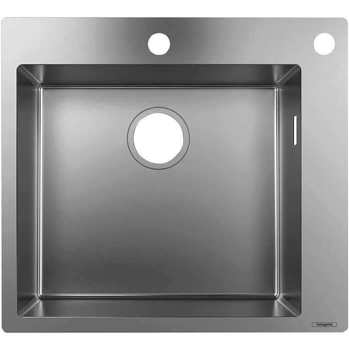 Hansgrohe S71 S712-F450 Built-In Sink 450 - Stainless Steel - Unbeatable Bathrooms