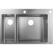 Hansgrohe S71 S712-F655 Built-In Sink 180/450 - Stainless Steel - Unbeatable Bathrooms