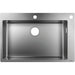 Hansgrohe S71 S712-F660 Built-In Sink 660 - Stainless Steel - Unbeatable Bathrooms