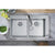 Hansgrohe S71 S712-F765 Built-In Sink 370/370 - Stainless Steel - Unbeatable Bathrooms