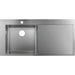 Hansgrohe S71 S716-F450 Built In Sink 450 with Drainer - Stainless Steel - Unbeatable Bathrooms