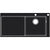 Hansgrohe S71 S717-F450 Built-In Sink 450 with Drainer - Stainless Steel - Unbeatable Bathrooms