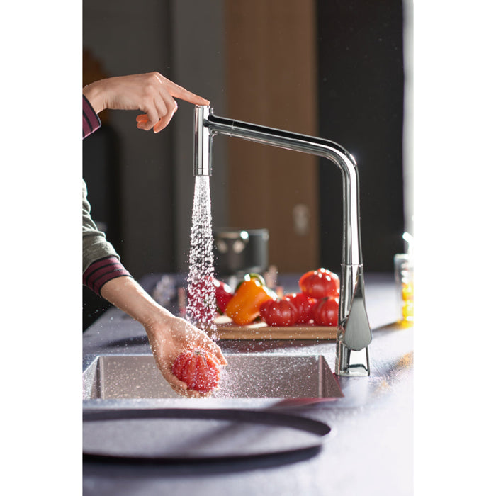 Hansgrohe S71 S719-U400 Undermount Sink 400 - Stainless Steel - Unbeatable Bathrooms