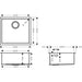 Hansgrohe S71 S719-U450 Undermount Sink 450 - Stainless Steel - Unbeatable Bathrooms