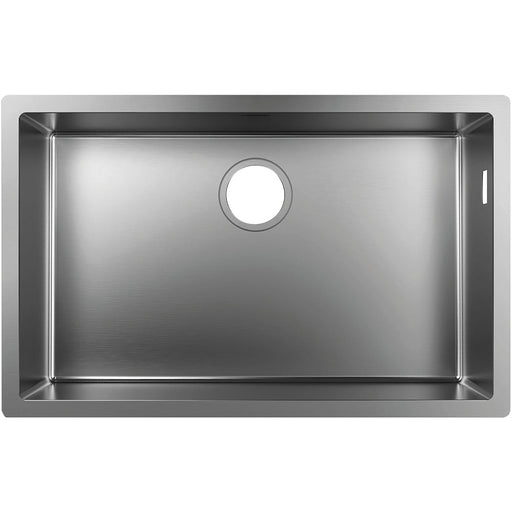 Hansgrohe S71 S719-U660 Undermount Sink 660 - Stainless Steel - Unbeatable Bathrooms