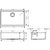 Hansgrohe S71 S719-U660 Undermount Sink 660 - Stainless Steel - Unbeatable Bathrooms
