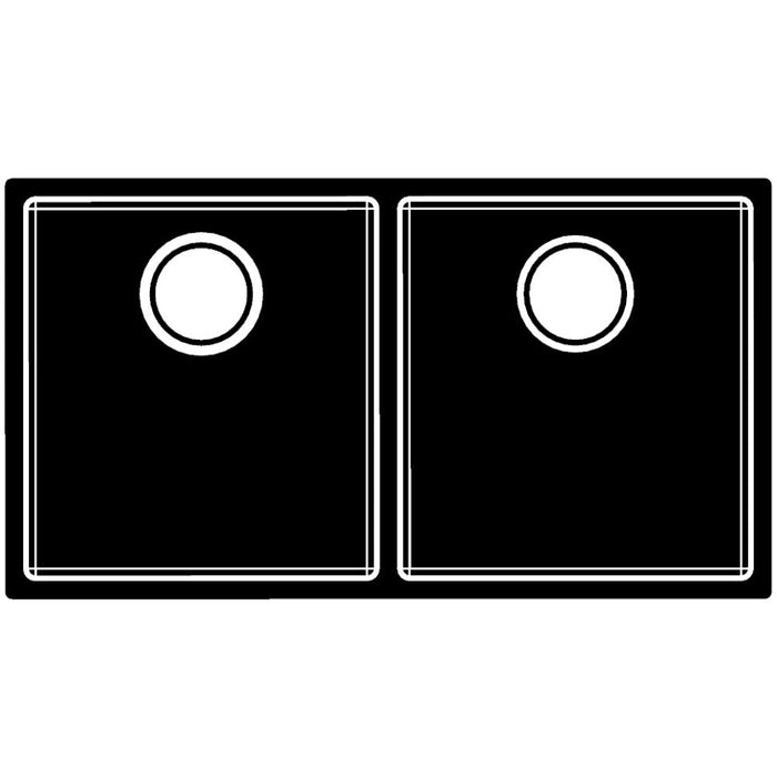 Hansgrohe S71 S719-U765 Undermount Sink 370/370 - Stainless Steel - Unbeatable Bathrooms