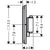 Hansgrohe Showerselect Comfort E Thermostat For Concealed Installation For 1 Function - Unbeatable Bathrooms