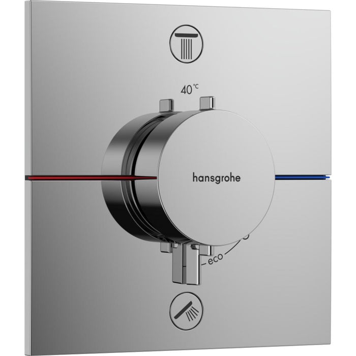Hansgrohe Showerselect Comfort E Thermostat For Concealed Installation For 2 Functions - Unbeatable Bathrooms