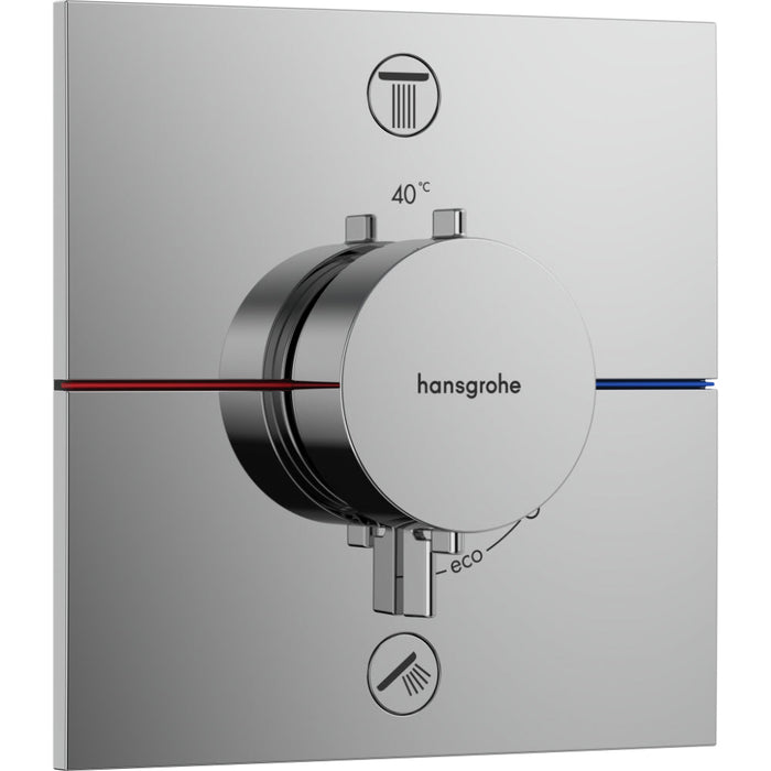 Hansgrohe Showerselect Comfort E Thermostat For Concealed Installation For 2 Functions - Unbeatable Bathrooms