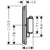 Hansgrohe Showerselect Comfort E Thermostat For Concealed Installation - Unbeatable Bathrooms