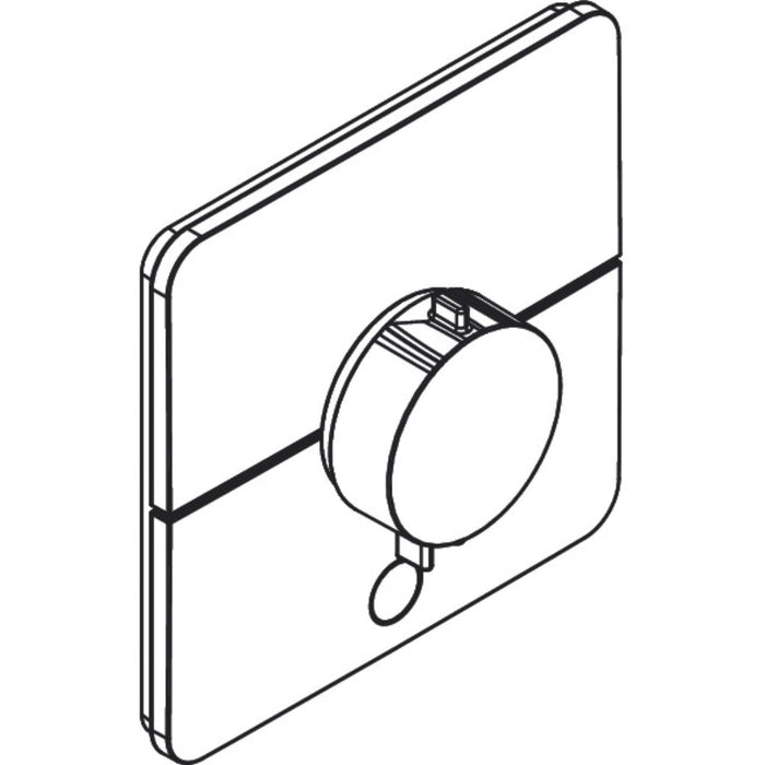 Hansgrohe Showerselect Comfort Q Thermostat For Concealed Installation For 1 Function and Additional Outlet - Unbeatable Bathrooms