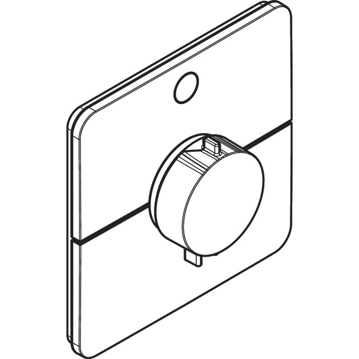 Hansgrohe Showerselect Comfort Q Thermostat For Concealed Installation For 1 Function - Unbeatable Bathrooms