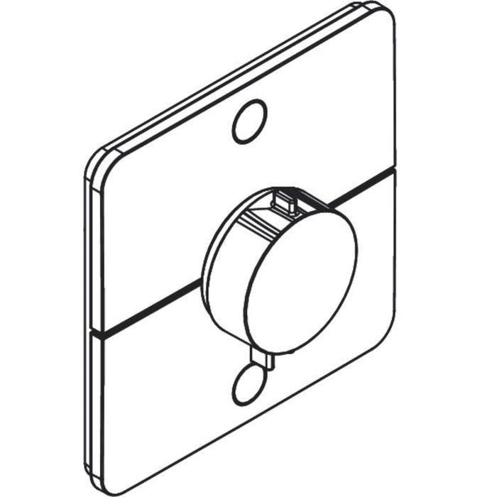 Hansgrohe Showerselect Comfort Q Thermostat For Concealed Installation For 2 Functions - Unbeatable Bathrooms