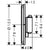 Hansgrohe Showerselect Comfort S Thermostat For Concealed Installation For 1 Function and Additional Outlet - Unbeatable Bathrooms