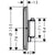 Hansgrohe Showerselect Comfort S Thermostat For Concealed Installation For 1 Outlet - 15559000 - Unbeatable Bathrooms