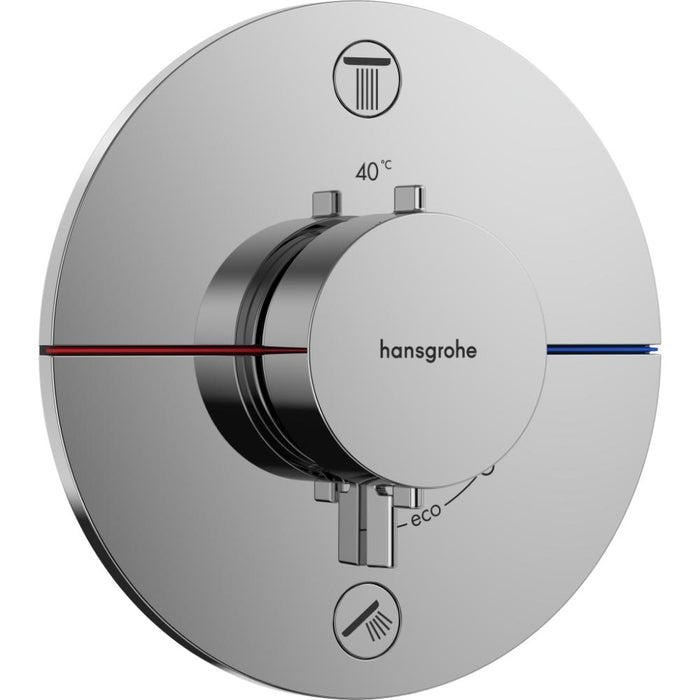 Hansgrohe Showerselect Comfort S Thermostat For Concealed Installation For 2 Functions - Unbeatable Bathrooms