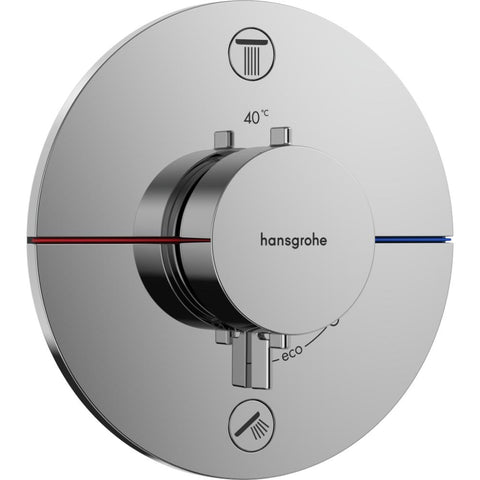 Hansgrohe Showerselect Comfort S Thermostat For Concealed Installation For 2 Functions - Unbeatable Bathrooms