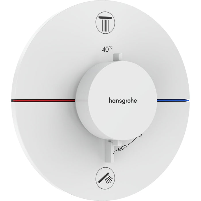 Hansgrohe Showerselect Comfort S Thermostat For Concealed Installation For 2 Functions - Unbeatable Bathrooms